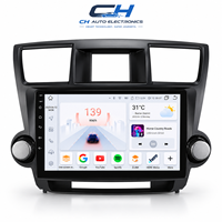 Radio Mobil Android untuk Toyota Highlander 2007-2013 Navigasi GPS Pemutar Multimedia Carplay Nirkabel Android Auto Bluetooth MP5