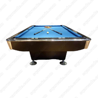 Table de billard moderne en ardoise multifonctionnelle de sport d'intérieur de 9 pieds Table de billard français à 9 boules Jeu de divertissement Table française à 9 boules