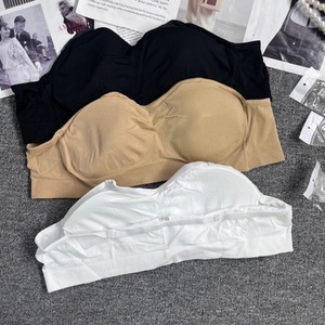 Soutien-gorge <span class=keywords><strong>tube</strong></span> sans fil grande taille pour femme, style européen/américain, dos nu, pour le commerce transfrontalier - Product Image 4