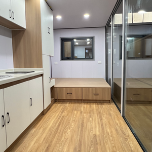 Casa Prefabricada Moderna de Estructura de Acero Modular, Espacio de Vivienda Móvil Tipo <span class=keywords><strong>Granny</strong></span> Flat, Mini Casa Tipo Cabaña, Casa Contenedor, Módulo de Jardín - Product Image 3