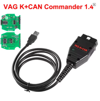 DHL 20 piezas VAG K CAN Commander 1,4 FTDI PIC18F25K80 K + CAN 1 4 OBD 2 OBD2 Auto herramientas de diagnóstico de coche interfaz COM