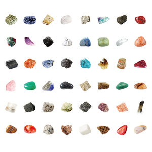 48 collezione <span class=keywords><strong>Rock</strong></span> per bambini 48 pezzi pietre preziose e cristalli Set rocce e minerali Kit di scienza per i bambini - Product Image 2