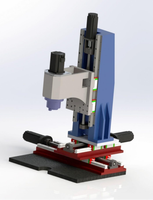 Machine de fraisage de filetages CNC portable à 3 axes pour le retrait de goujons sur site