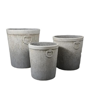 Ventes en gros de pots à fleurs en béton de haute qualité pour l'intérieur, grandes et petites tailles, jardin, extérieur, maison, pépinière - Product Image 1