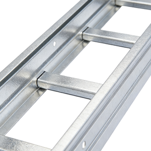 亜鉛メッキ304ステンレス鋼ケーブル敷設用ラダー型ケーブルトレイ（耐荷重50kg） - Product Image 5