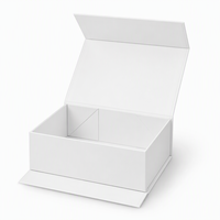 Scatola Regalo Quadrata Bianca con Coperchio Magnetico Formato A6, Design Personalizzato con Logo, Stampa Opzionale, Fornitura Diretta dalla Fabbrica per Regali