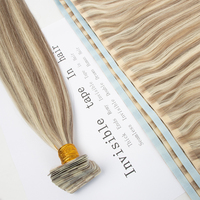 Extensions de cheveux de qualité supérieure, invisibles, à bandes longues, pour salon, avec cuticules alignées, à injection invisible