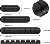 Clips de support de câble organisateur de câble de bureau gestion de fil de cordon pour câble de charge USB/cordon d'alimentation/câble de souris PC bureau et maison