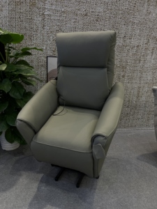 Sillón reclinable eléctrico de cuero moderno de lujo, OEM ODM, para hotel, con función de elevación para personas mayores - Product Image 3