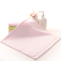 Serviette carrée en coton 100% tissé de qualité supérieure, couleur unie, sans torsion, 34x34cm, ultra douce, très absorbante, hypoallergénique, séchage rapide