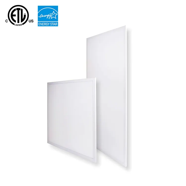 2X2 Ft Led Panel Dimmable 40W (120W Equiv.) 5000K Daylight White Drop Ceiling Flat Led Light Panel Recessed Edge-Lit Troffer