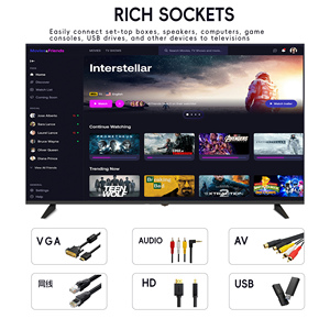 Nhà Sản Xuất Của 8K Android Thông Minh TV Không Khung Cong Google Đầy Đủ Màn Hình Hiển Thị Siêu HD 4K 40 43 44 50 55 75 85 100 Inch LED - Product Image 5