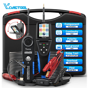 בודק מעגלים לרכב EU Stock VDIAGTOOL V500 PRO 9V-30V, בודק מעגלי חשמל לרכב, בודק ממסר, בודק מזרק, כלי מכני - Product Image 1