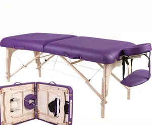 Beauty Furniture Adjustable 2 Section Spa Salon Lash Bed Portable Massage Table