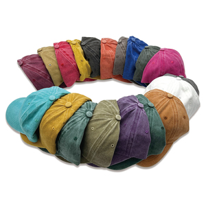 بيع بالجملة مخصص خمر شعار مخصص 6 لوحة القطن قبعات سائق الشاحنات مع شعار - Product Image 3