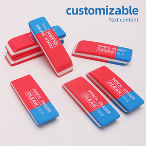Hot Bán Mềm 2B Màu Tẩy Không Độc Hại Hình Chữ Nhật Màu Đỏ + Màu Xanh Tẩy Tùy Chỉnh Khuyến Mại Văn Phòng Tẩy - Product Image 6