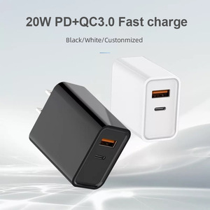 Tất Cả Các Chức Năng Nhanh Chóng Sạc Chuyến Đi Kinh Doanh Tường Sạc Pd20w Tương Thích A + C Loại C-A IOS Cổng Điện Thoại Power Supply Adapter - Product Image 2