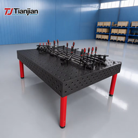 Table de soudage industrielle D28 3D flexible, taille personnalisée disponible, poste de travail de soudage pour assemblage par robot