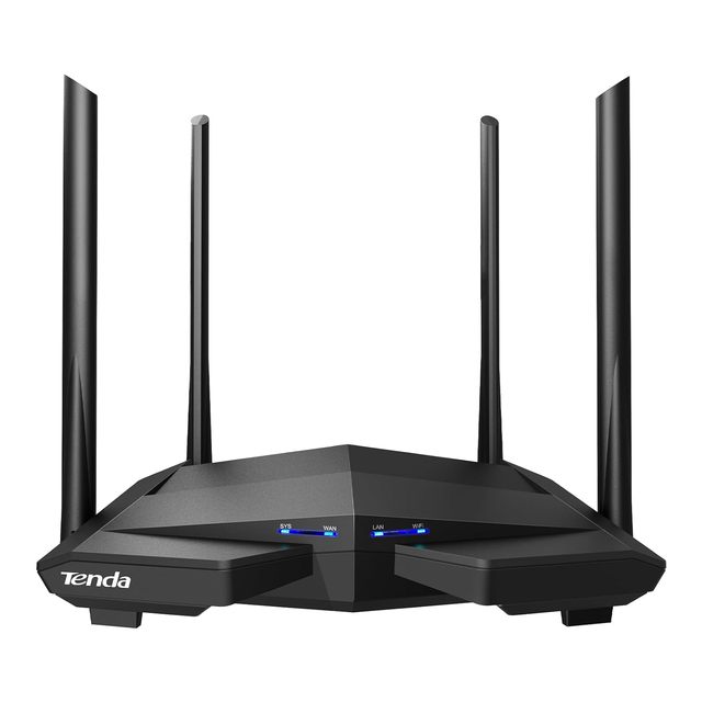 Tenda AC10 AC1200 Wireless Smart Dual-Band Gigabit WiFi Router, MU-MIMO, 4 Gigabit Ports, 867Mbps/5 GHz+ 300Mbps /2.4GHz