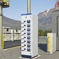 Ensemble complet MNS 0.4KV Appareillage basse tension Protection IP4X Intérieur/Extérieur Équipement de distribution d'énergie retirable Carbone
