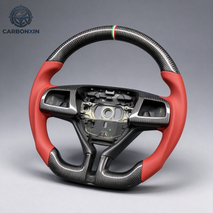 Volante de Cuero y Fibra de Carbono Personalizado para Maserati Quattroporte Ghibli Levante 2014-2018 - Product Image 1