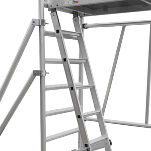 Aluminum <strong>Scaffold</strong> <strong>Ladder</strong> Easy to Move Foldable <strong>Ladder</strong> on the Scaffolding - Product Image 3