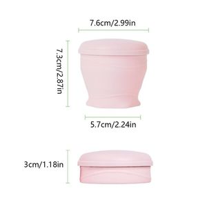 Silicone Foldable Travel <b>Cup</b> Reusable Portable Folding Design Outdoors for Commuting Hot and <b>Cold</b> Drinks for Hiking Camping - Product Image 4