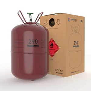 Réfrigérant écologique de haute qualité et pureté R290 moyen écologique 5kg pureté 99.9% R290