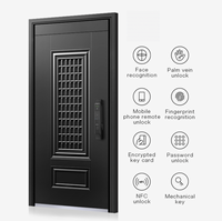 Porte d'entrée de sécurité en acier anti-effraction sur mesure, isolation acoustique, anti-collision, intérieur/extérieur, villa, bâtiment résidentiel