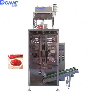 Máquina de Envasado y Llenado de Sobres Automática Multicarril para Líquidos, con Sellado de 4 Lados, para Bebidas Irregulares, Gel Energético, Crema Cosmética - Product Image 3