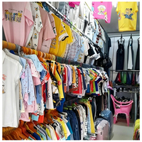 Vêtements pour enfants en gros directement de l'usine, ensembles en coton mélangé, tous genres, liquidation d'inventaire, prix bas, stock de vêtements