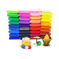 Set Clay Playdough Ultra Ringan Kering Cepat, Ringan, Manual DIY untuk Hari Anak, Bersertifikat CPC, Grosir