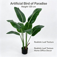 Arbre bananier artificiel en plastique avec pot, grande plante tropicale d'intérieur, décoration pour la maison, le bureau, le Nouvel An