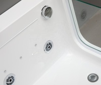 Machine à bulles d'air de massage en coin jets d'eau baignoires à remous baignoires
