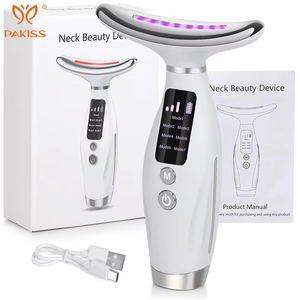 Dispositivo de Belleza para Uso Doméstico PAKISS HY69 con ABS y Acero Inoxidable, 7 Colores, Certificado CE ROHS FCC para Rostro y Cuello - Product Image 1