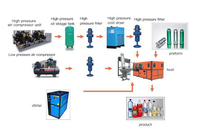Machine de moulage par soufflage en plastique PET 5 galones pour bouteilles