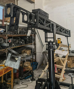 17ft <span class=keywords><strong>Scorpio</strong></span> Telescopic máy ảnh JIB Crane có thể đi bộ trên Dolly theo dõi đường sắt - Product Image 5