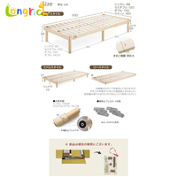 Cadre de lit Queen/Double en bois pour enfants best-sellers de style japonais avec design moderne pour la maison
