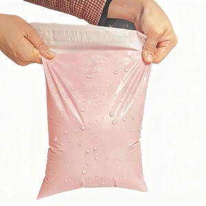 Sac de Courrier Épais Imperméable Rose Hejie 12 Mil, Sac d'Emballage Logistique Auto-Adhésif - Product Image 2