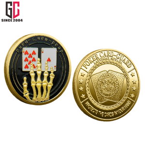 เหรียญเคลือบโลหะแบบสั่งทำเหรียญเหรียญเหรียญนำโชคเหรียญเหรียญลาสเวกัสทองโชคดีแบบกดของขวัญสะสม - Product Image 3
