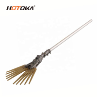 Débroussailleuse 52cc multifonction, coupe-brosse, tondeuse à gazon avec un pôle à essence