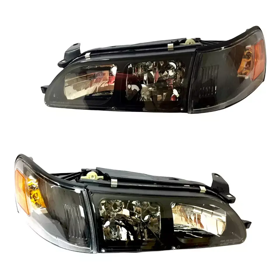 En İyi satış Head lamba ışığı siyah far Toyota Corolla için Fit DX 93 97 81150-1A491 81110-1E221