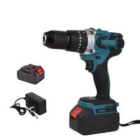 Nuevo Taladro Inalámbrico Sin Escobillas Popular con Batería, Taladro de Impacto Industrial de 16V con Luz LED, Juego de Herramientas Eléctricas