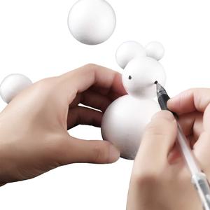Boules en polystyrène scintillantes décorées pour Noël, artisanat coloré, mini et extra grandes boules en polystyrène, 3CM/12PCS - Product Image 4