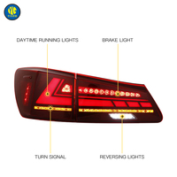 Feux arrière LED YU GUANG pour Lexus IS250, lampes arrière 2006-2012 IS 250 200 300, mise à niveau des feux arrière, feux stop arrière