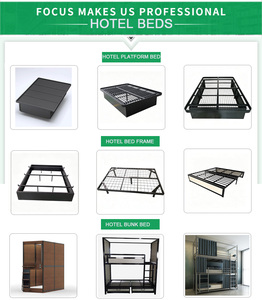 Cama Plegable Moderna para Hotel, con Base Metálica Negra, Colchón de Resortes, Cama Adicional Individual Móvil para Motel y Hotel - Product Image 2