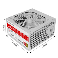 Alimentation PC de jeu ATX 700W 80 Plus OEM, pour serveur et ordinateur de bureau, vente en gros