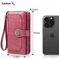 Dompet Panjang Baru untuk Wanita dengan Kapasitas Besar, Dompet Tangan, Tas Clutch Wanita, Kantong Kartu Multi-saku untuk Sehari-hari