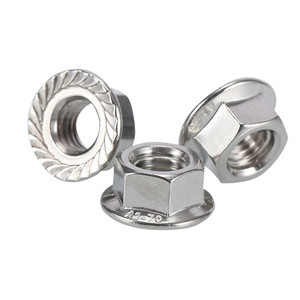 Tuercas de Brida de Acero Inoxidable para Exhibiciones Olímpicas M3 A2-70 Antiaflojamiento DIN6923 para Equipos de Fitness - Product Image 3