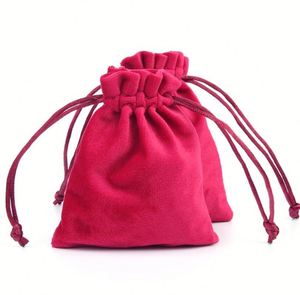 Pochette à Bijoux en Daim Doux de Luxe avec Cordon de Serrage, Prix Usine, Vente en Gros avec Logo - Product Image 4